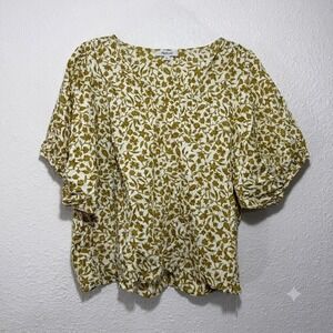 Madewell XXL Women's Floral summer Top Cottagecore Romantic BOHO